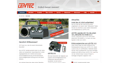 Desktop Screenshot of leivtec.de